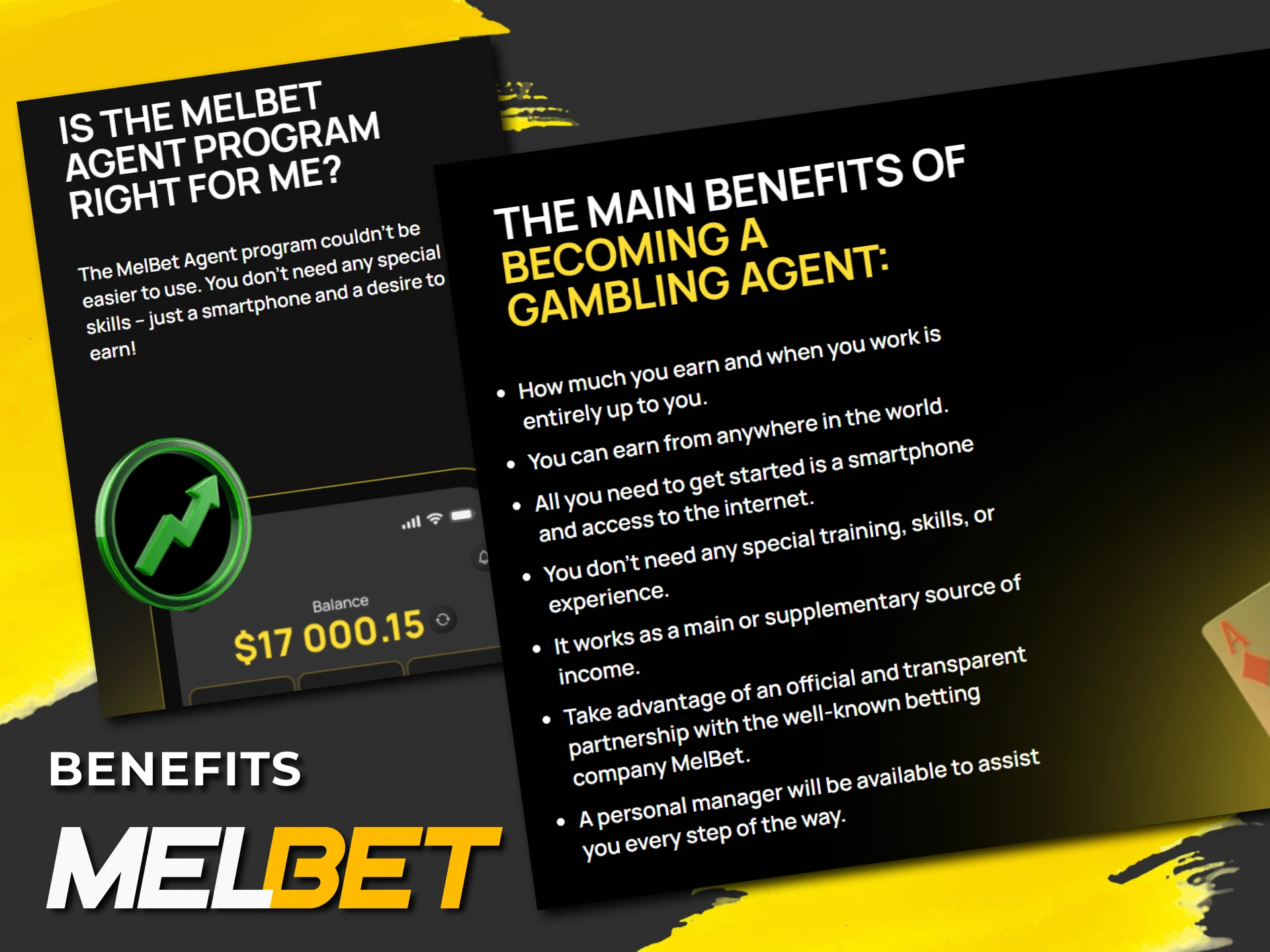 Learn about the advantages of the Melbet Agent program.