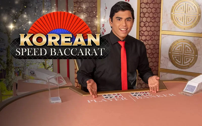 Test your luck in Korean Speed Baccarat at Melbet live casino section.