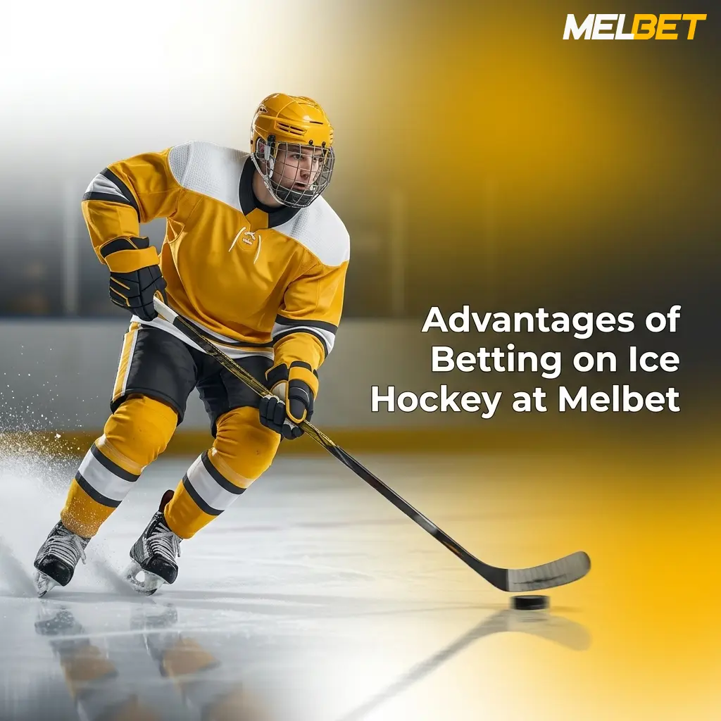 Melbet ice hockey betting platform showing live odds, markets, and cash out features for NHL and KHL matches