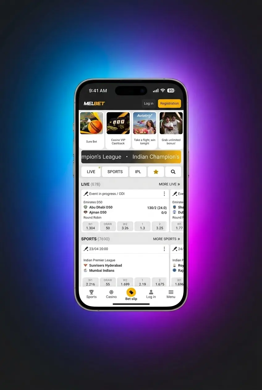 Step-by-step guide showing how to download and install Melbet APK on Android in 4 simple steps