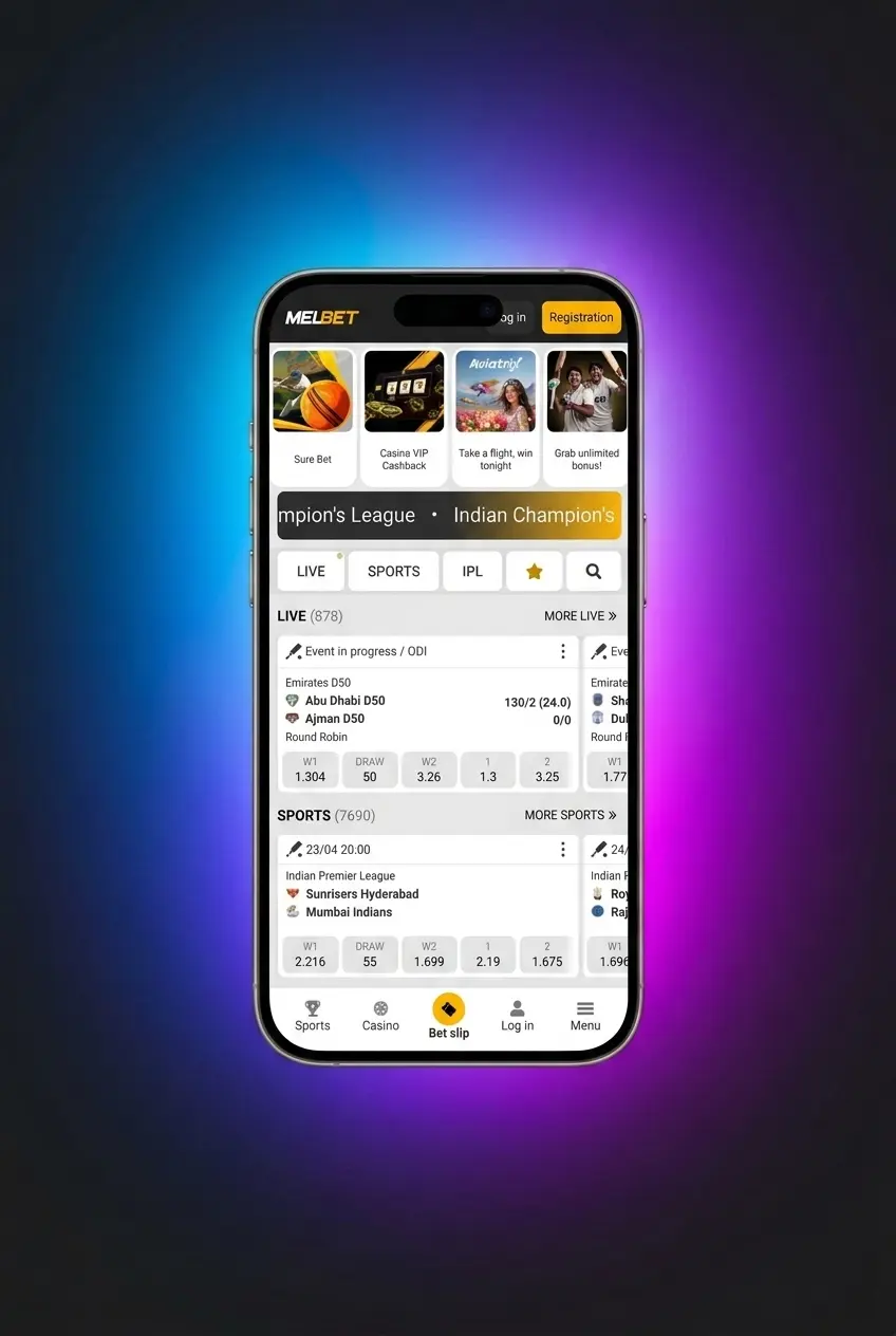 Step-by-step guide showing how to download and install Melbet APK on Android in 4 simple steps