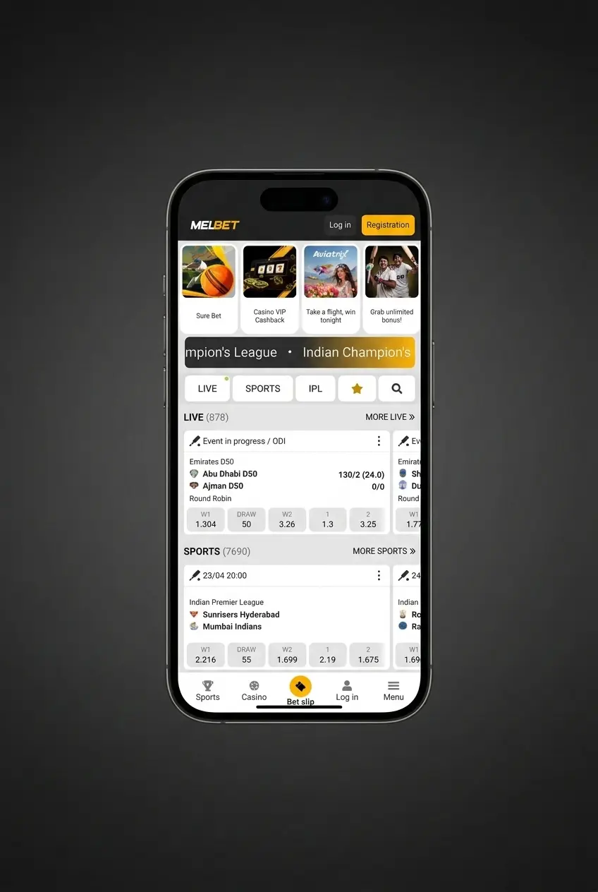 Step-by-step guide showing how to download the Melbet iOS app in 4 steps on iPhone or iPad via the App Store