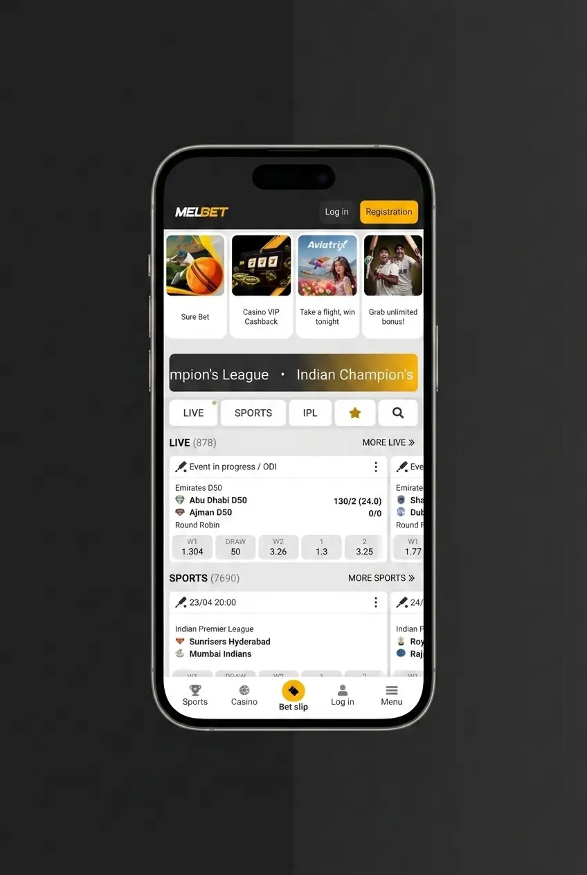 Step-by-step guide on how to bet on tennis using the Melbet sportsbook platform on desktop or mobile