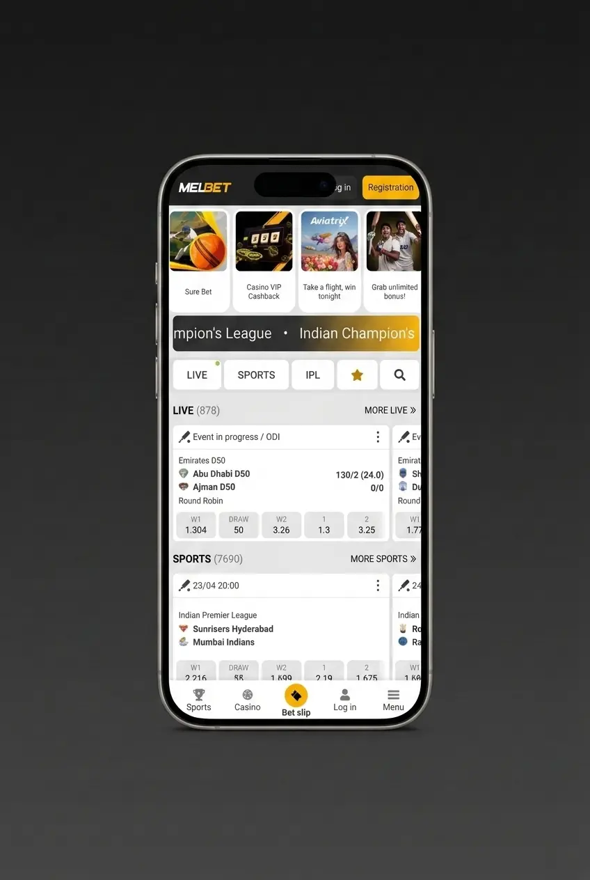 Melbet app registration steps on mobile for Bangladesh players aged 18 and over using Android or iOS