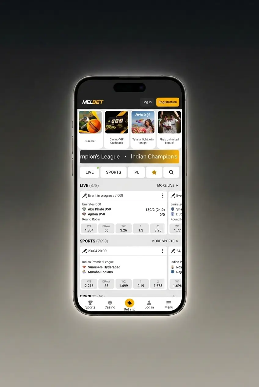 Step-by-step guide to start playing live casino at Melbet with registration, BDT deposit, and joining a live dealer table