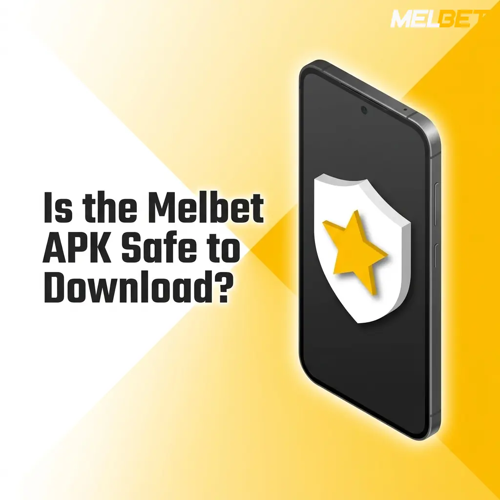 Melbet APK download safety featuring SSL encryption and Curacao eGaming licence badge for secure mobile betting