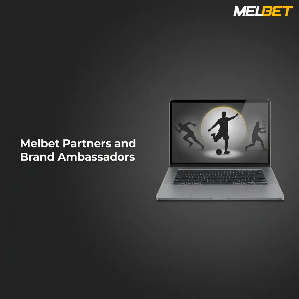 Melbet brand ambassadors including Yuvraj Singh, Asisat Oshoala, Adebayor, and Arsenal FC partnership logos