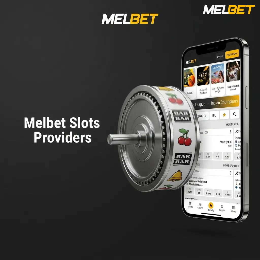 Melbet slots providers logos including Pragmatic Play, NetEnt, Microgaming, and Play'n GO for Bangladesh players