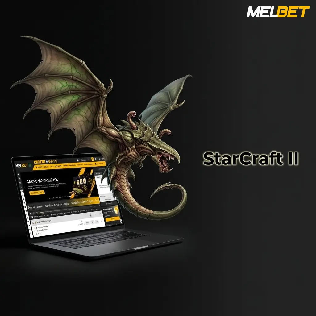 StarCraft II real-time strategy gameplay with Zerg, Terran, and Protoss factions competing in base-building tactical combat