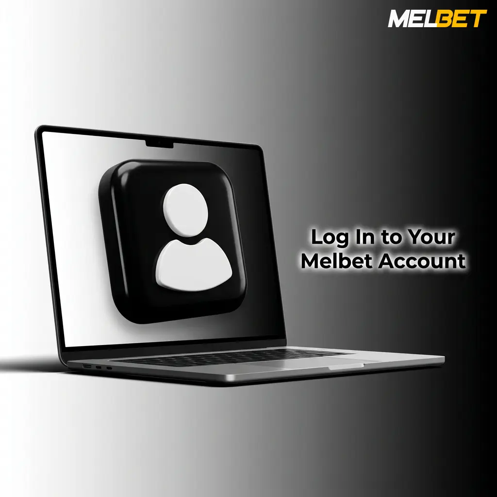 Melbet account login page with username and password fields
