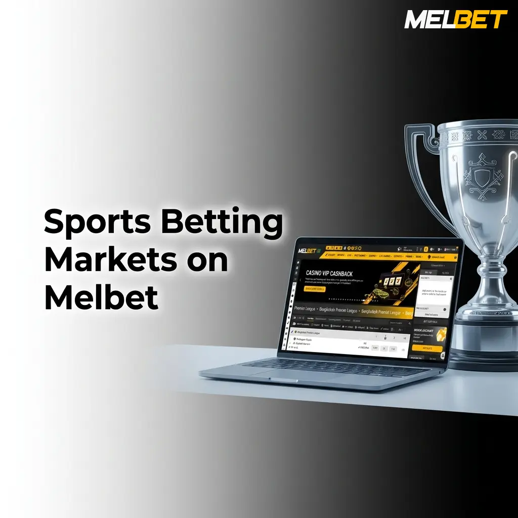 Sports betting markets on Melbet with football odds, live bets and popular sports options