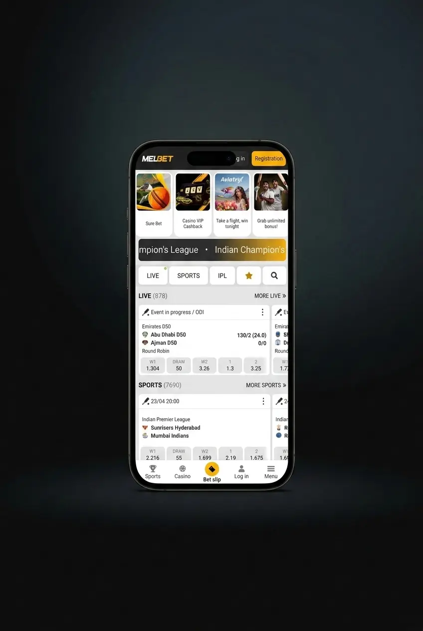 Melbet Android PWA installation steps shown on a mobile browser with Add to Home Screen prompt visible