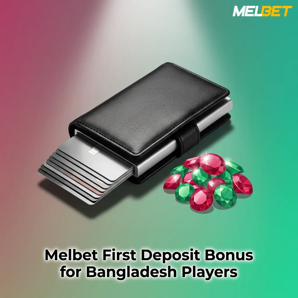 Melbet first deposit bonus 100% up to 12000 BDT for Bangladesh players with 5x rollover on accumulator bets