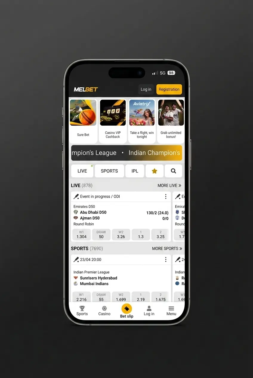 Step-by-step guide to placing a sports bet on Melbet across 90+ disciplines with registration and bet slip walkthrough